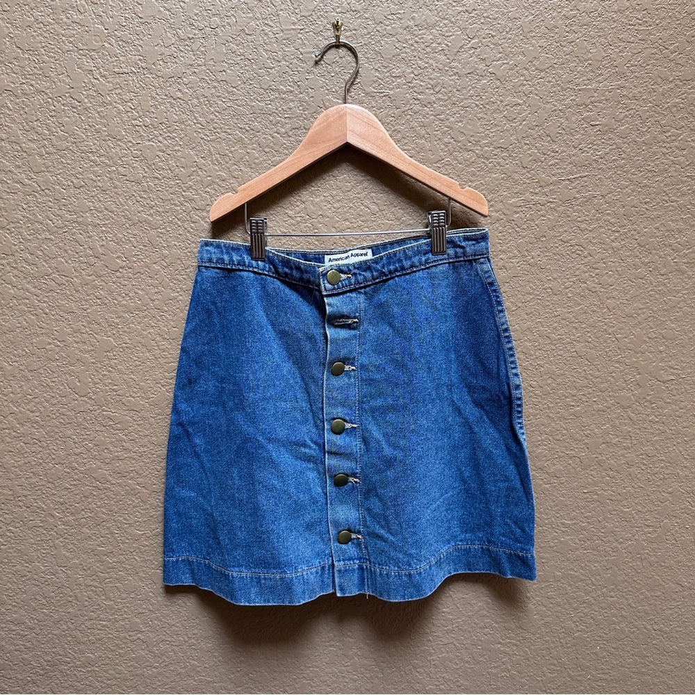 American Apparel Jean Skirt